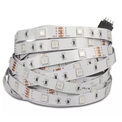 Светодиодная RGB-лента с регулированием яркости 2x5 м LED/48W/230V + дистанционное управление