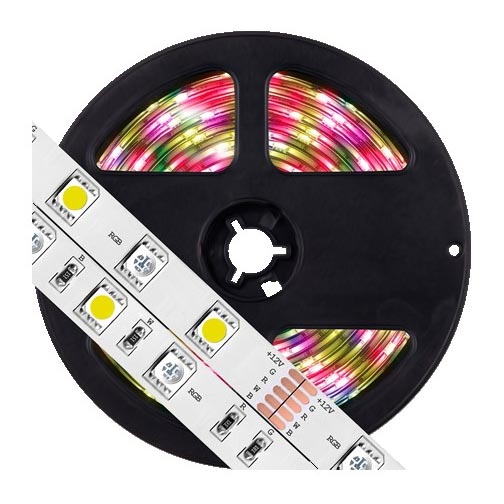 Светодиодная RGB-лента с регулированием яркости 5 м LED/19W/12V IP65
