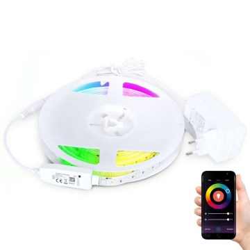 Светодиодная RGB-лента с регулированием яркости LED/24W/230V 5м 3000-6000K Wi-Fi Tuya