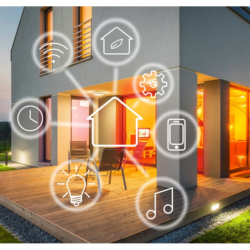 Светодиодная RGB-лента с регулированием яркости Wi-Fi + музыкальная функция LED/20W 5 м Tuya