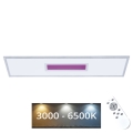 Светодиодная RGB-панель с регулированием яркости LED/24W/230V 3000-6500K + дистанционное управление