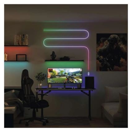 Светодиодная RGBIC-лента с регулированием яркости GoSmart LED/33W/230V 5 м Wi-Fi Tuya