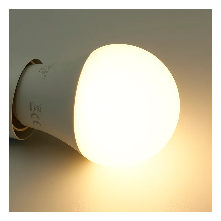 Светодиодная RGBW-лампочка с регулированием яркости A60 E27/9W/230V 2700-6500K Wi-Fi Tuya
