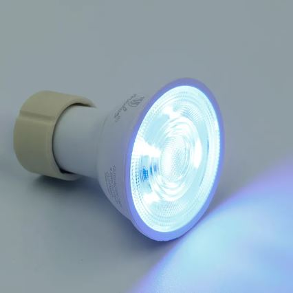 Светодиодная RGBW-лампочка с регулированием яркости GU10/4,5W/230V 2700-6500K Wi-Fi Tuya