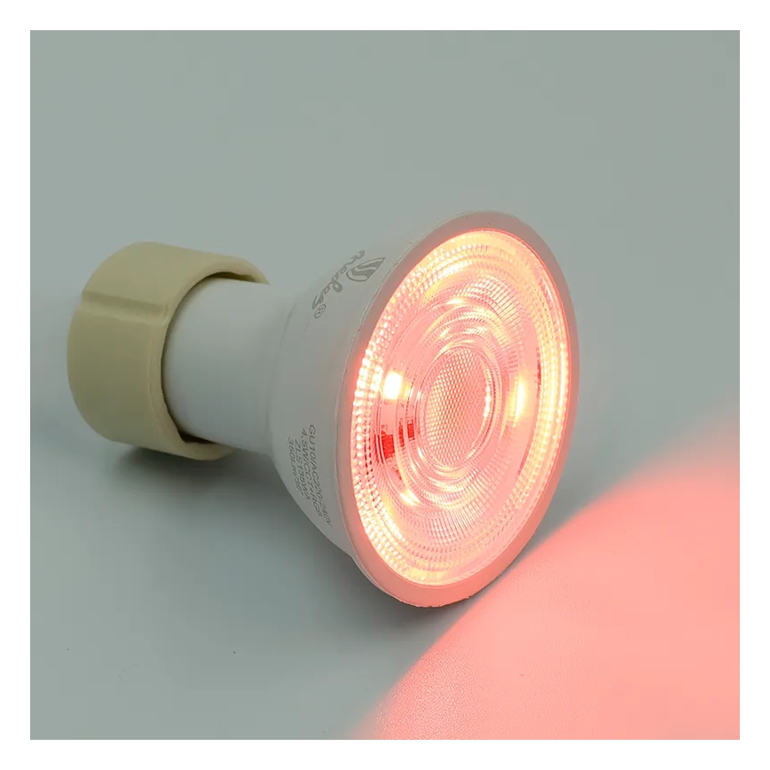Светодиодная RGBW-лампочка с регулированием яркости GU10/4,5W/230V 2700-6500K Wi-Fi Tuya