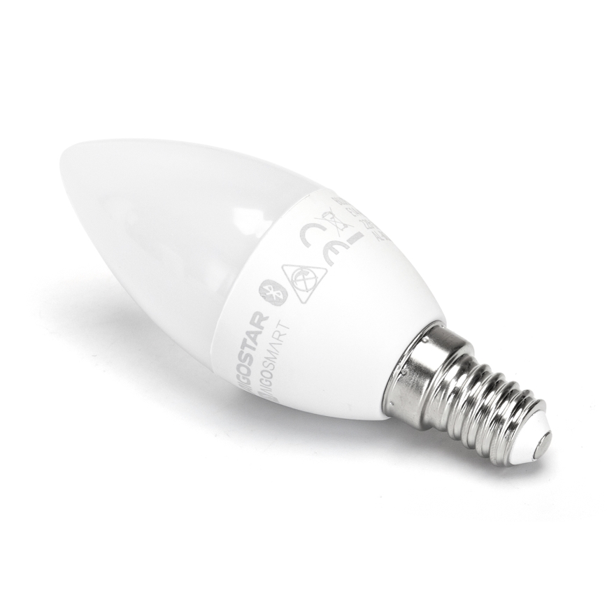 Светодиодная RGBW-лампочка с регулированием яркости C37 E14/4,9W/230V 2700-6500K - Aigostar