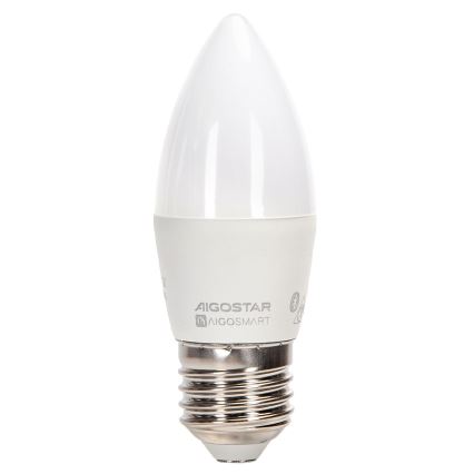 Светодиодная RGBW-лампочка с регулированием яркости C37 E27/4,9W/230V 2700-6500K - Aigostar