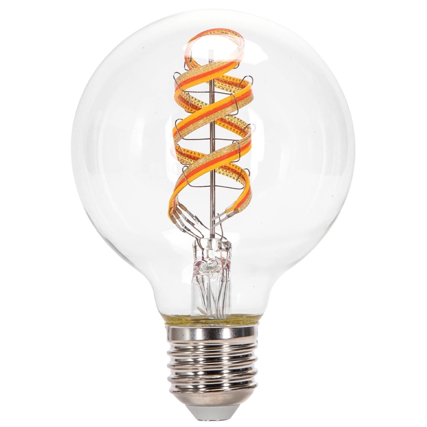 Светодиодная RGBW-лампочка с регулированием яркости FILAMENT MESH Smart G80 E27/4,9W/230V 2700K - Aigostar