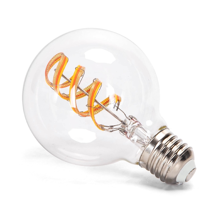 Светодиодная RGBW-лампочка с регулированием яркости FILAMENT MESH Smart G80 E27/4,9W/230V 2700K - Aigostar