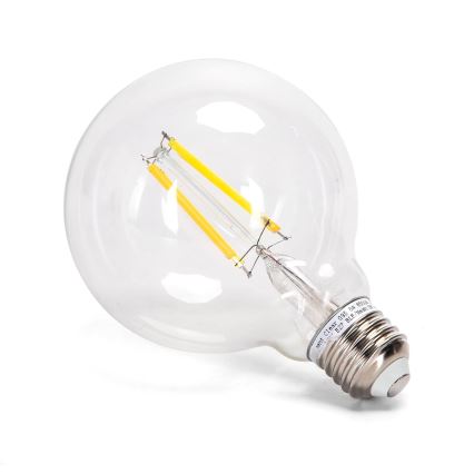 Светодиодная RGBW-лампочка с регулированием яркости FILAMENT MESH Smart G95 E27/4,9W/230V 2700K - Aigostar