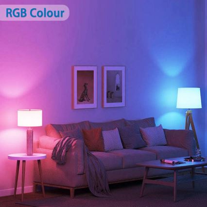 Светодиодная RGBW-лампочка с регулированием яркости A60 E27/9W/230V 2700-6500K Wi-Fi - Aigostar