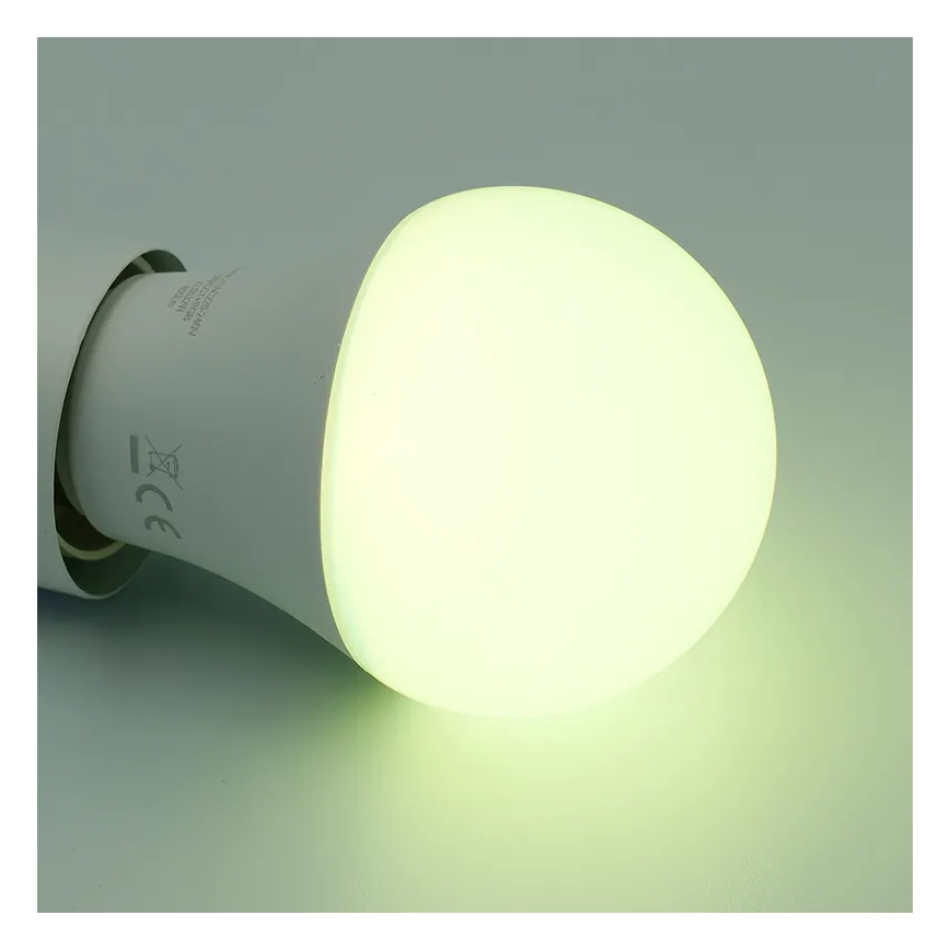 Светодиодная RGBW-лампочка с регулированием яркости A60 E27/9W/230V 2700-6500K Wi-Fi Tuya