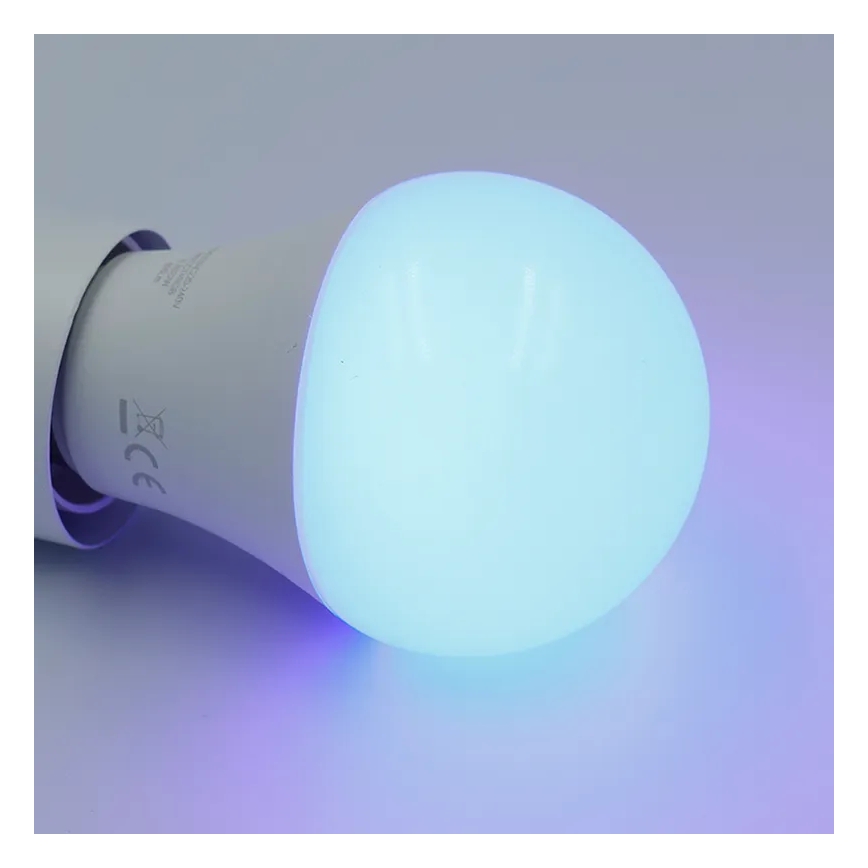 Светодиодная RGBW-лампочка с регулированием яркости A60 E27/9W/230V 2700-6500K Wi-Fi Tuya