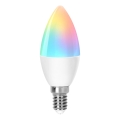Светодиодная RGBW-лампочка с регулированием яркости C37 E14/6,5W/230V 2700-6500K - Aigostar