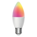 Светодиодная RGBW-лампочка с регулированием яркости C37 E27/6,5W/230V 2700-6500K - Aigostar