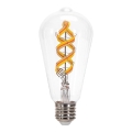 Светодиодная RGBW-лампочка с регулированием яркости FILAMENT MESH Smart ST64 E27/4,9W/230V 2700K - Aigostar
