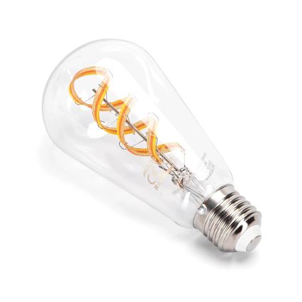 Светодиодная RGBW-лампочка с регулированием яркости FILAMENT ST64 E27/4,9W/230V 2700-6500K Wi-Fi - Aigostar