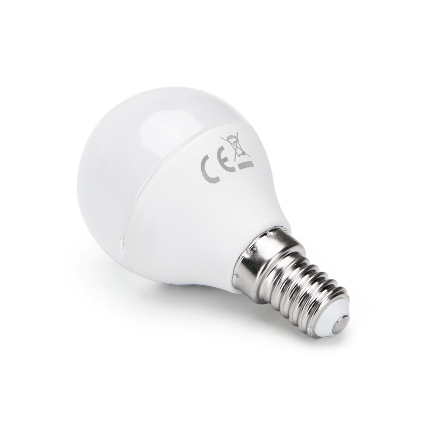 Светодиодная RGBW-лампочка с регулированием яркости G45 E14/5W/230V 3000-6500K Wi-Fi - Aigostar