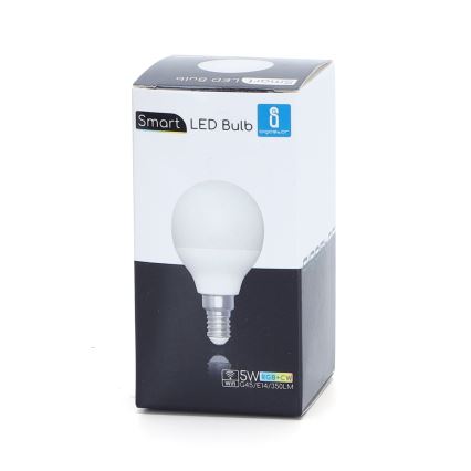 Светодиодная RGBW-лампочка с регулированием яркости G45 E14/5W/230V 3000-6500K Wi-Fi - Aigostar