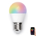 Светодиодная RGBW-лампочка с регулированием яркости G45 E27/5W/230V 3000-6500K Wi-Fi - Aigostar