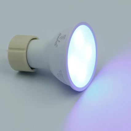 Светодиодная RGBW-лампочка с регулированием яркости GU10/4,5W/230V 2700-6500K Wi-Fi Tuya