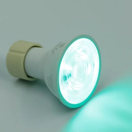Светодиодная RGBW-лампочка с регулированием яркости GU10/4,5W/230V 2700-6500K Wi-Fi Tuya
