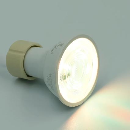 Светодиодная RGBW-лампочка с регулированием яркости GU10/4,5W/230V 2700-6500K Wi-Fi Tuya