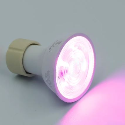 Светодиодная RGBW-лампочка с регулированием яркости GU10/4,5W/230V 2700-6500K Wi-Fi Tuya