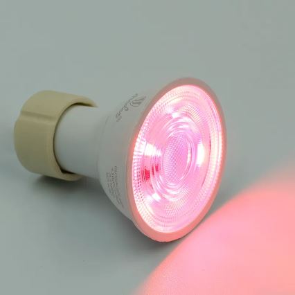 Светодиодная RGBW-лампочка с регулированием яркости GU10/4,5W/230V 2700-6500K Wi-Fi Tuya