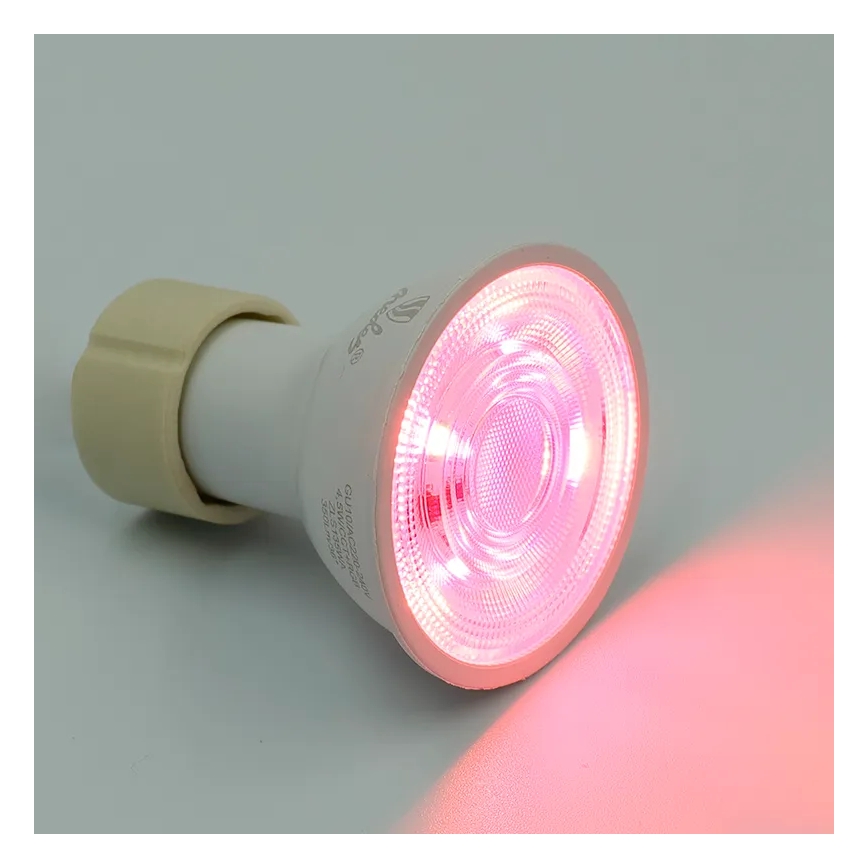 Светодиодная RGBW-лампочка с регулированием яркости GU10/4,5W/230V 2700-6500K Wi-Fi Tuya