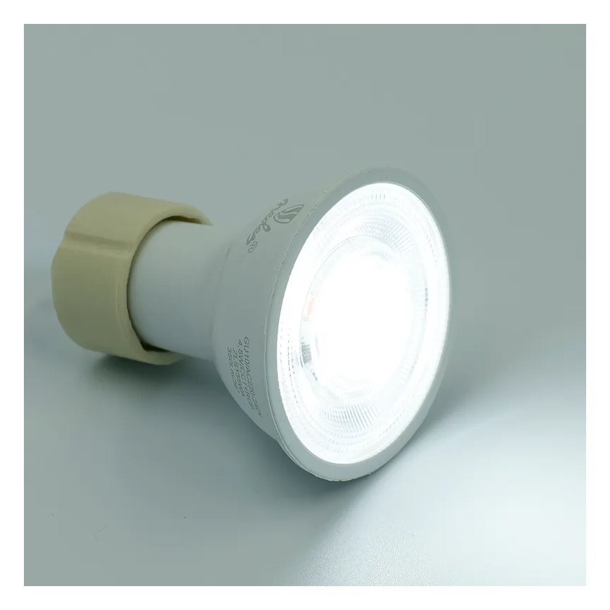 Светодиодная RGBW-лампочка с регулированием яркости GU10/4,5W/230V 2700-6500K Wi-Fi Tuya