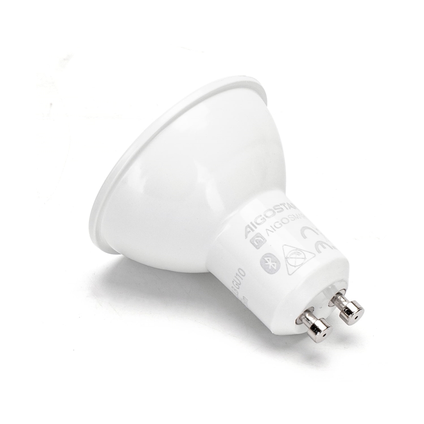 Светодиодная RGBW-лампочка с регулированием яркости GU10/4,9W/230V 2700-6500K - Aigostar