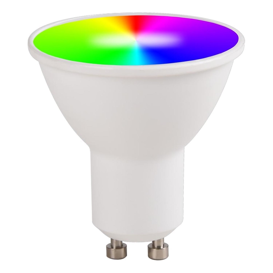 Светодиодная RGBW-лампочка с регулированием яркости GU10/5,5W/230V 3000-6500K Wi-Fi