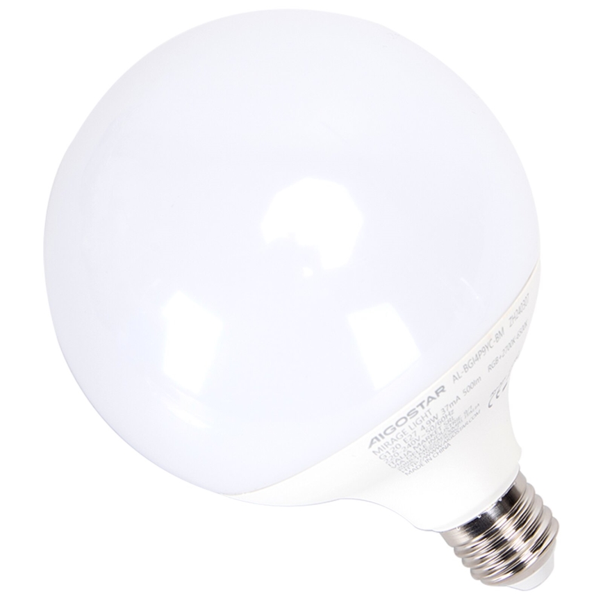 Светодиодная RGBW-лампочка с регулированием яркости MESH G120 E27/4,9W/230V 2700-6500K + дистанционное управление - Aigostar