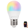 Светодиодная RGBW-лампочка с регулированием яркости MESH Smart G45 E27/4,9W/230V 2700-6500K - Aigostar