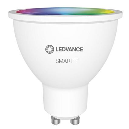 Светодиодная RGBW-лампочка с регулированием яркости SMART+ GU10/5W/230V 2700K-6500K Wi-Fi - Ledvance