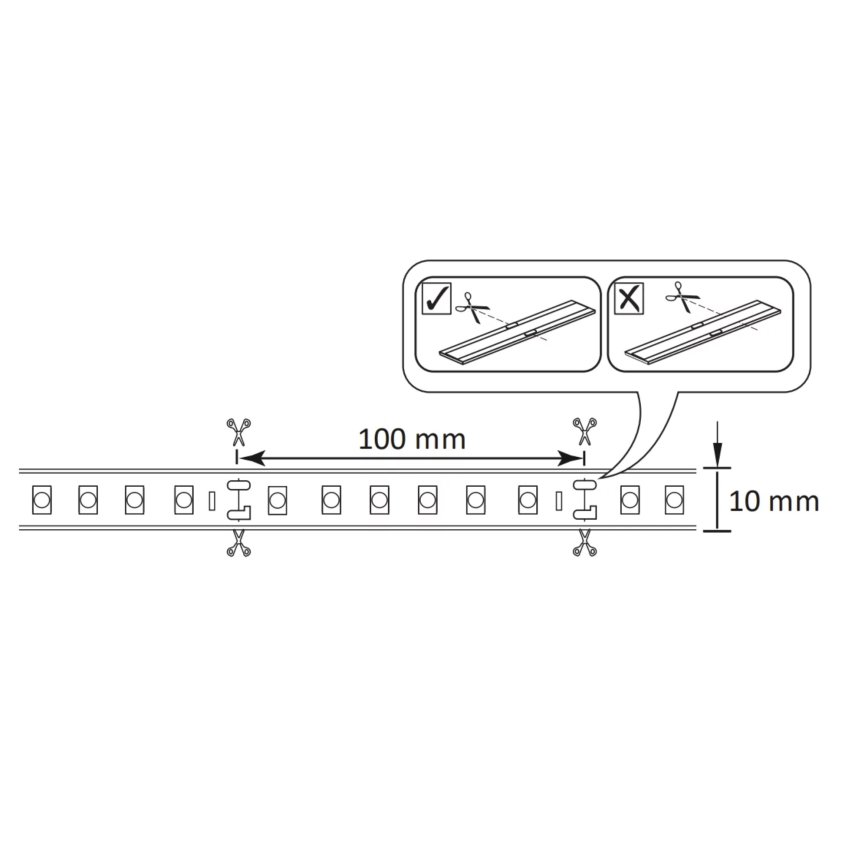 Светодиодная RGBW лента для улицы с регулировкой яркости 5 м LED/24 Вт/12 В IP65