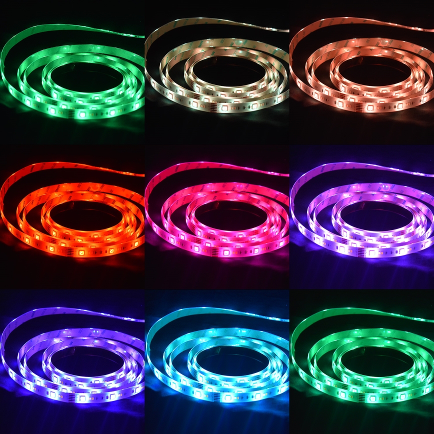 Светодиодная RGBW-лента для ванной комнаты с регулированием яркости LED/7,5W/12V IP65 3 м Wi-Fi Tuya