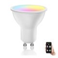 Светодиодная RGBW регулируемая лампа MESH Smart GU10/6,5 Вт/230 В 2700-6500K - Aigostar
