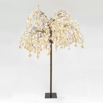 Светодиодная рождественская декоративная искусственная елка CHERRY TREE 288xLED/230V 2,5 м вишня