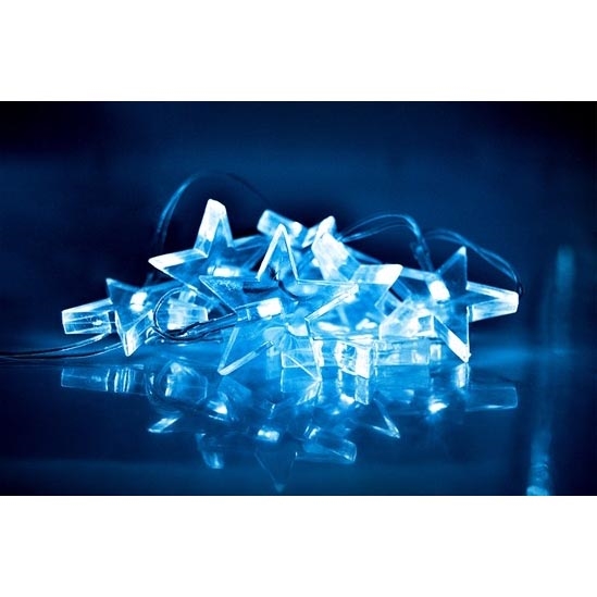 Светодиодная рождественская гирлянда 10xLED/2xAA 2,5 м синий