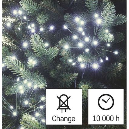 Светодиодная рождественская гирлянда 300xLED/8,2 м холодный белый