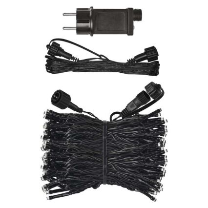 Светодиодная рождественская уличная гирлянда 100xLED/15 м IP44 разноцветная