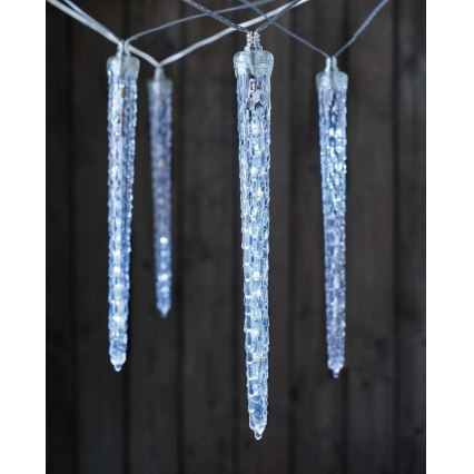 Светодиодная рождественская уличная гирлянда 140xLED/8,6 м IP44