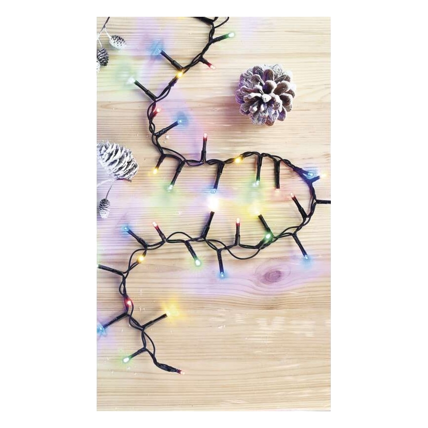 Светодиодная рождественская уличная гирлянда 300xLED/11 м IP44 разноцветная