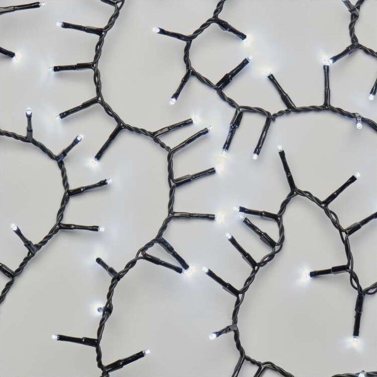 Светодиодная рождественская уличная гирлянда 400xLED/13 м IP44 холодный белый