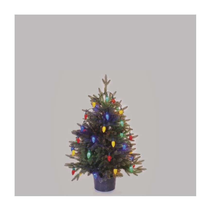 Светодиодная рождественская уличная гирлянда 50xLED/8 режимов 14,8 м IP44 разноцветная