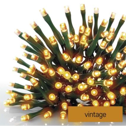Светодиодная рождественская уличная гирлянда 180xLED/23 м IP44 винтаж