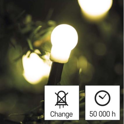 Светодиодная рождественская уличная гирлянда 480xLED/53 м IP44 теплый белый