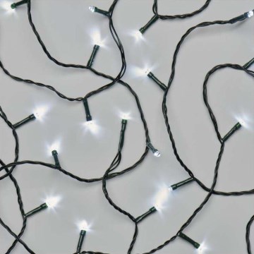 Светодиодная рождественская уличная гирлянда 500xLED/55 м IP44 холодный белый
